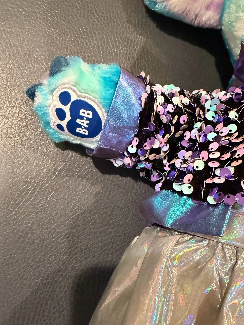 Build a Bear Floral Colorful Stitch Plush